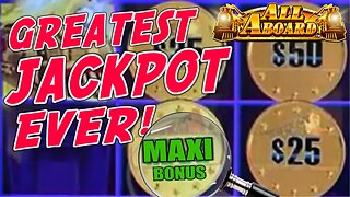 THE GREATEST SLOT MACHINE JACKPOT IN THE UNIVERSE!!!