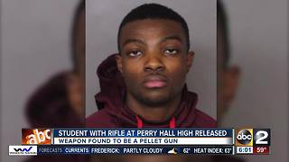 Student with rifle at Perry Hall High released