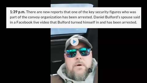 Update: Dragnet For The Convoy 'Cashman' B.J. Dichter (M.I.A): All Major Trucker Protest Operatives Arrested