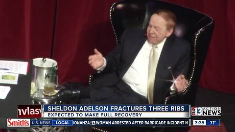 Sheldon Adelson injured in fall