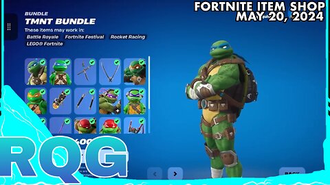 TMNT IS BACK! FORTNITE ITEM SHOP (May 20, 2024)