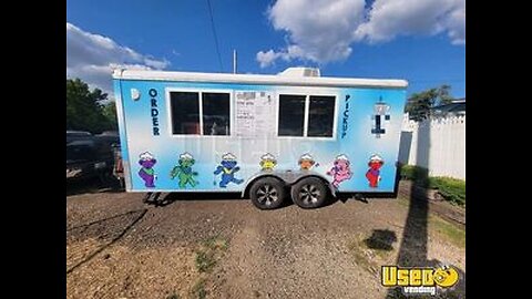 Turnkey - 2013 7.5' x 16' Espresso & Smoothie Concession Trailer Mobile Cafe Unit