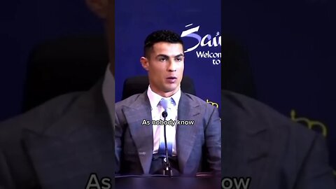 Ronaldo's First Interview With Al Nassr #ronaldo #Interview
