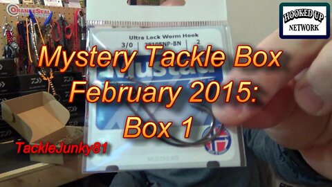 Mystery Tackle Box, February 2015: Box 1 (TackleJunky81)