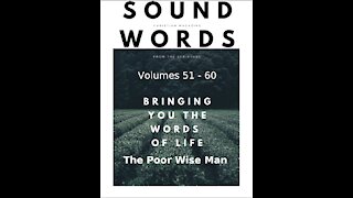 Sound Words, The Poor Wise Man