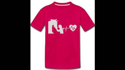 The I Love Horses Heartbeat Pulse T-Shirt You've Been Waiting For