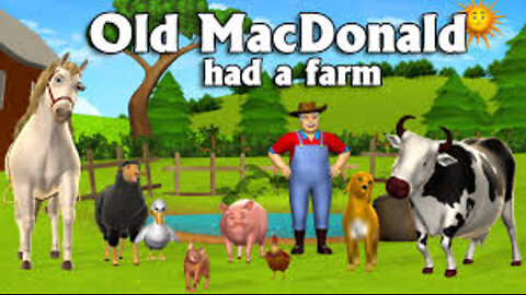 Old MacDonald Had A Farm | Best English Poems and Rhymes Learning for Kids