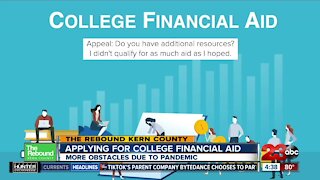 Rebound: Applying for financial aid during the pandemic