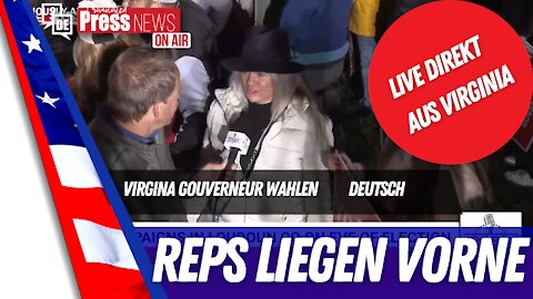 LIVE aus Virginia heute Abend um 21:00