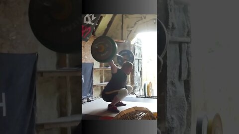 105 kg / 231 lb - No Hook / No Feet Snatch - Weightlifting Training