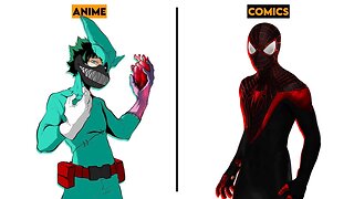Anime vs. Comics Character Counterparts