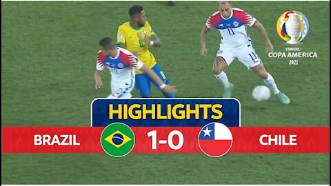 Brazil 1-0 Chile | Quarterfinals | Highlights | Copa America 2021 | 3rd July, 2021