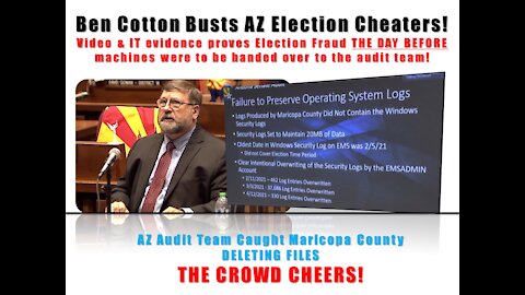 Ben Cotton Busts Maricopa County Election Cheaters!