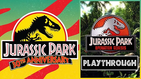 Jurassic Park 30th Anniversary Livestream w/ Jurassic Park: Operation Genesis!