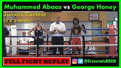 Muhammed Abaas vs George Honey - Juniors Contest - Guildford Amateur Boxing Tournament (10/09/23)