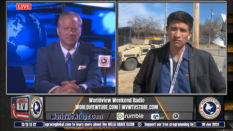 Worldview Radio: Live Report from The Border on The Trucker Convoy and Is This a January 6 Style Set Up?l