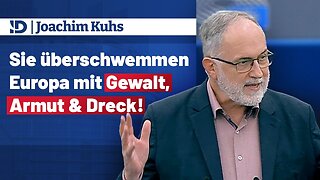 𝐉𝐨𝐚𝐜𝐡𝐢𝐦 𝐊𝐮𝐡𝐬 ▶️ Sie überschwemmen Europa mit Gewalt, Armut & Dreck!@AfD im EU-Parlament🙈