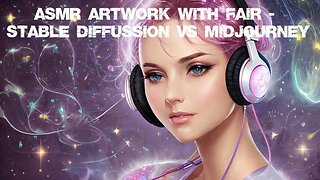 Stable Diffusion vs. Midjourney ASMR Live Stream