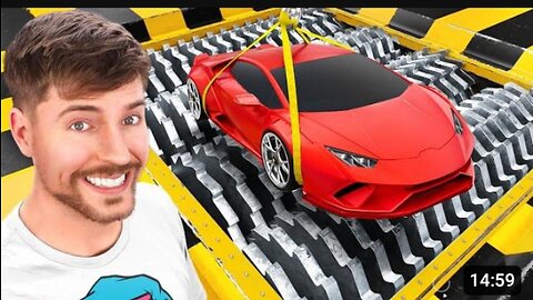 Lamborghini Vs Shredder #Mrbeast