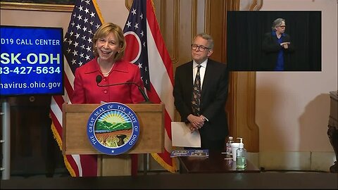 Gov. Mike DeWine, health director Dr. Amy Acton give daily briefing on COVID-19