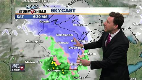 Michael Fish's NBC26 Storm Shield weather forecast