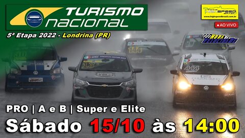 TURISMO NACIONAL | Parte 2 | 5ª Etapa 2022 - Londrina (PR) | Ao Vivo