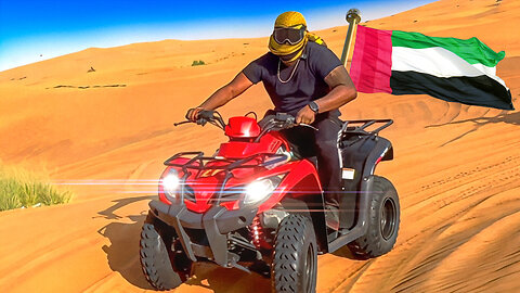 🇦🇪 Dubai's Red Sand Dunes Desert ATV Experience