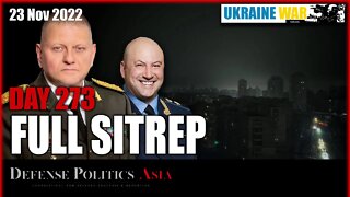 [ Ukraine SITREP ] Day 273 (23/11): Ukraine goes dark despite shooting down 51 out of 70 missiles