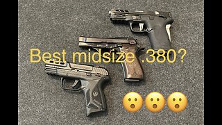 Ruger Security 380 vs Smith and Wesson Shield EZ 380 PC vs Beretta Cheetah model 85