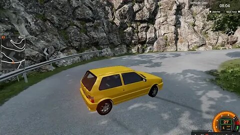 BeamNG, Fiat Uno, Hillclimb