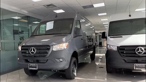 She’s a BEAST! New 2022 Mercedes-Benz Sprinter Cargo 2500 170 High Roof 4WD - Look at that CAVERN!