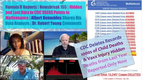 Newsbreak 155: Hidden and Lost Data in CDC VAERS Points to Malfeasance | Albert Benavides, Dr. Young