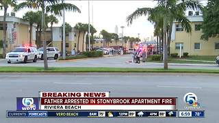 Man arrested in Stonybrook apartment fire in Riviera Beach