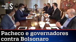 Encontro de Pacheco com governadores termina em indiretas ao governo Bolsonaro