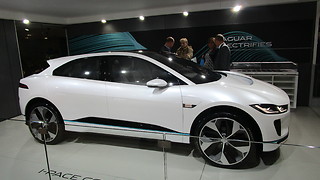 Jaguar I-pace Concept car at autosalon Brussel 2018
