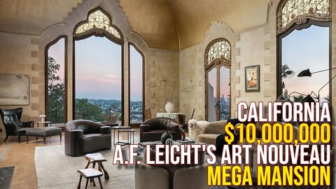 Touring $10,000,000 Art Noveau Mega Mansion.