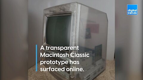 Transparent Macintosh Prototype