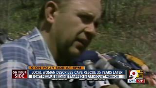 Local woman describes cave rescue 35 years later