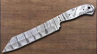 Cleaver Knife Hand Forged Damascus Steel Blank Blade Butcher Knife Handmade,Knife Making Supply