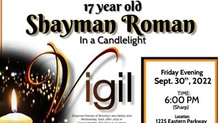 The Community Response/Candlelight Vigil for Shayma Roman #Shaymaroman 1225 Eastern Parkway 9/30/22