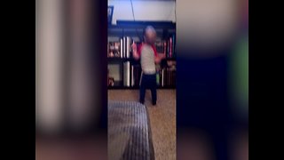 Boy who Barely Knows how to Walk can Dance like Crazy!