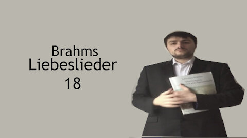 Brahms Liebeslieder - Es bebet das Gesträuche