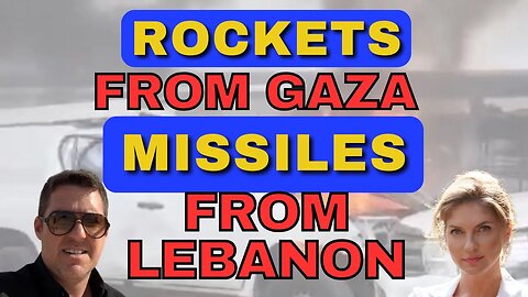 Israel War News - Rockets from Gaza Missiles from Lebanon - Day 42