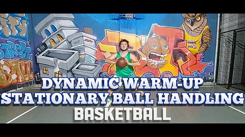 BOOST SKILLS WITH THIS BASKETBALL WARM UP STATIONARY BALL HANDLING TECHNIQUES
