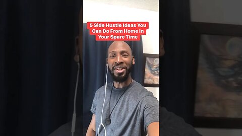 5 Side Hustle Ideas You Can Do From Home In Your Spare Time #affiliatemarketing #sidehustleideas