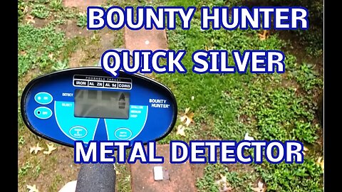 Bounty Hunter QSI Quick Silver Metal Detector, Great Starter Detector