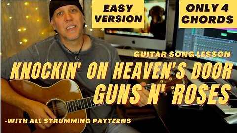Guns N' Roses Dylan Knockin' On Heaven's Door EZ Guitar Song Lesson