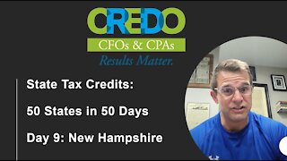 50 States in 50 Days - New Hampshire Tax Credits - Coos County, R&D, and Let them make you a deal!
