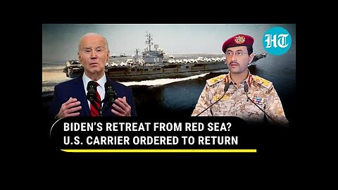 Biden Struck By Houthi Fear? US Recalls Carrier Eisenhower Amid Relentless Attacks By Yemeni Rebels