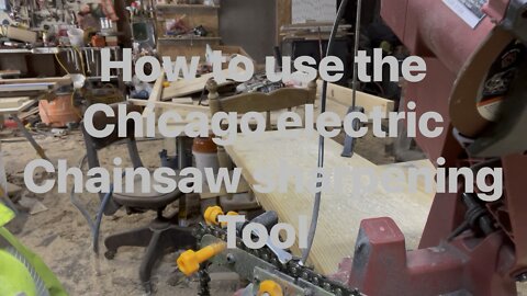 How to sharpen a chainsaw chain DIY￼